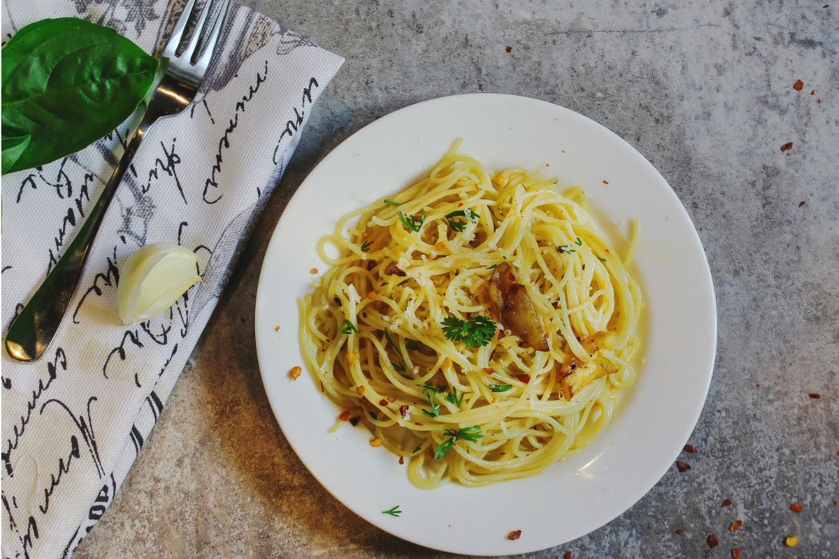 Cannabis-Infused Olive Oil Pasta