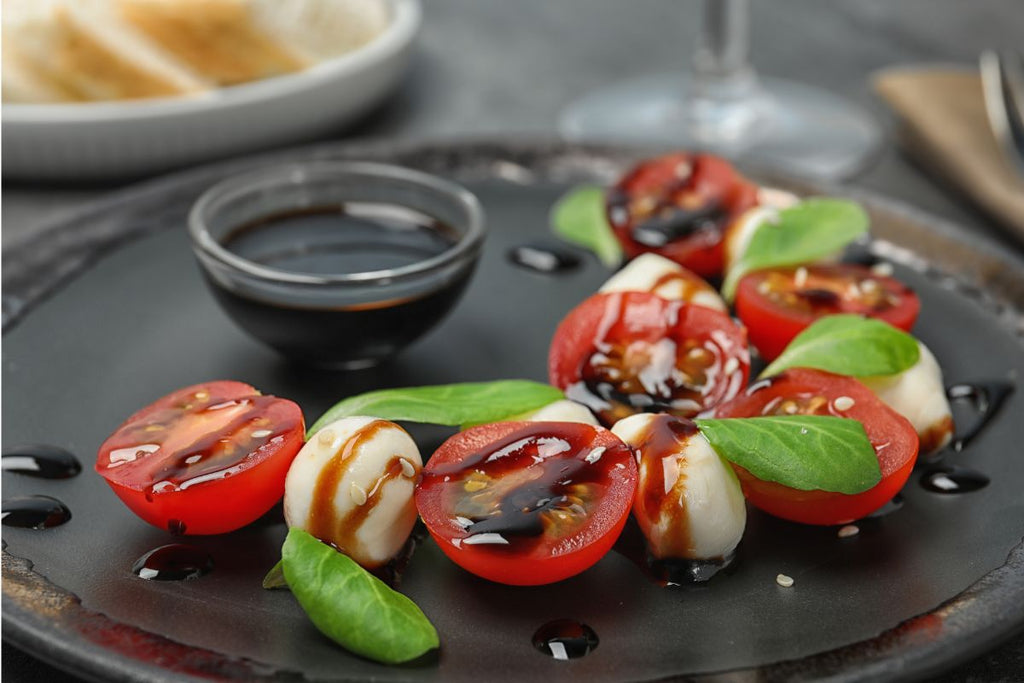 Cannabis-Infused Olive Oil and Balsamic Glaze Caprese Salad Recipe