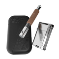 Pipe X Holder Bundle, Portable Analog Dry Herb Vaporizer with Double Jet Torch and Pocket Holder