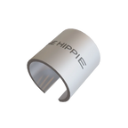 Silver Collar for The Hippie Pipe, Premium 99.99% Pure Silver Heat Sleeve with Snug 10mm Fit