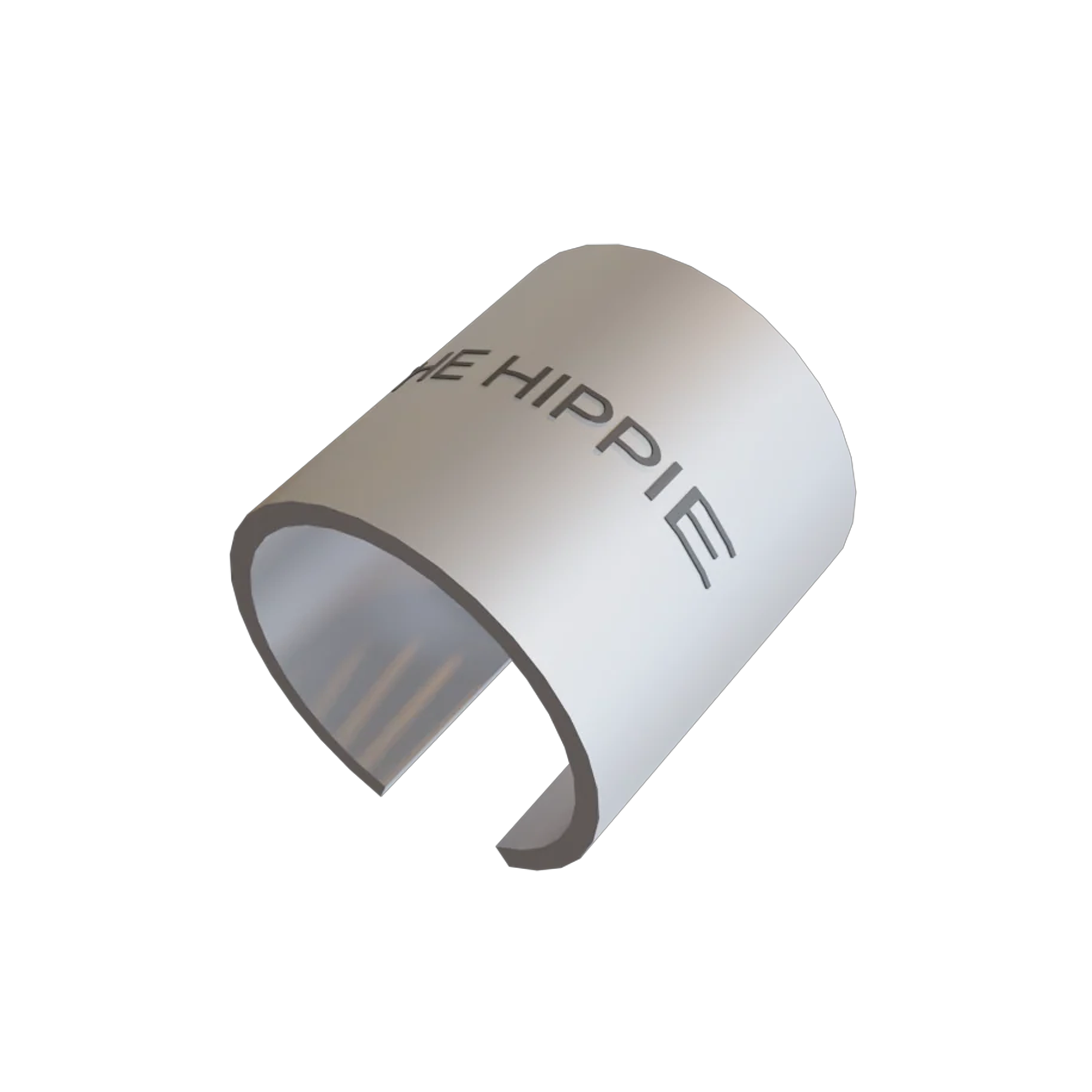 Silver Collar for The Hippie Pipe, Premium 99.99% Pure Silver Heat Sleeve with Snug 10mm Fit