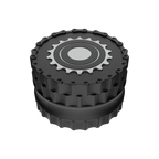 The Sprocket Grinder, Premium Zinc Alloy Dry Herb Grinder with Magnetic Lock and Pollen Catcher