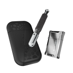 Pipe Holder Bundle with Analog Dry Herb Vaporizer, Double Jet Torch and Pocket Storage Case