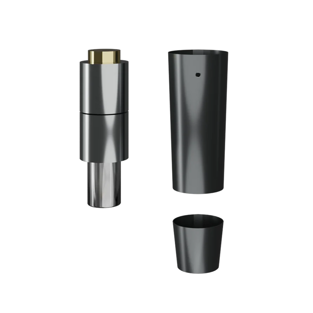 OM Gunmetal 510-Thread Battery Kit with Full Ceramic Atomizer, Protective Cap and Charger Set