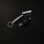OM Chrome 510-Thread Battery, 300mAh Rechargeable Wax Pen with 3 Voltage Settings and Cap