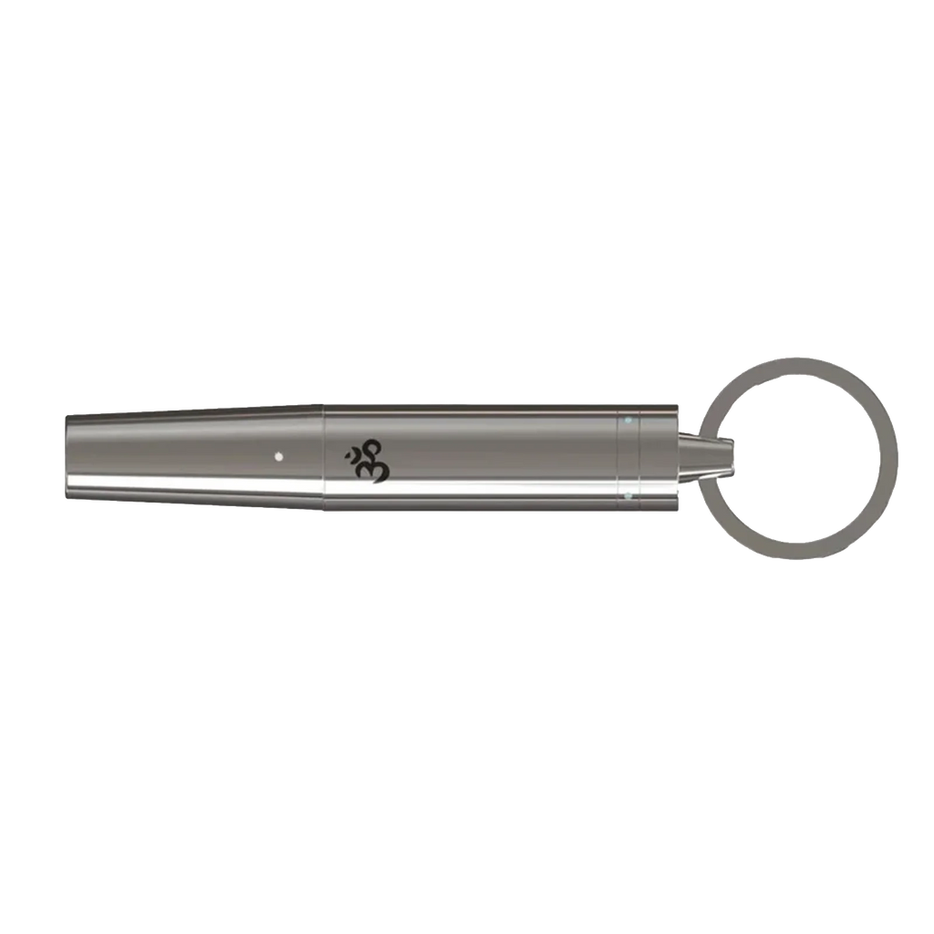 OM Chrome 510-Thread Battery, 300mAh Rechargeable Wax Pen with 3 Voltage Settings and Cap