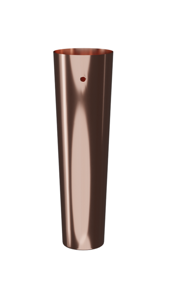 Rose Gold Long Cap for OM 510 Thread Battery, Extended Cartridge Cover Replacement