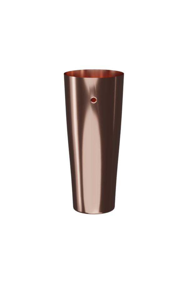 Rose Gold Short Cap for OM 510 Thread Battery, Compact Cartridge Cover Replacement