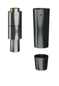 Full Ceramic Atomizer with Gunmetal Cap for OM, Premium Ceramic Chamber Replacement Kit