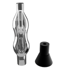 Glass Water Bubbler Kit with Silicone Adapter for The Hippie Pipe, Pipe X and OM Vaporizers