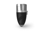 The Rocket Plus Keychain Grinder with Dry Herb Storage, Built-In Funnel and Telescopic Pipe