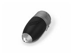 The Rocket Plus Keychain Grinder with Dry Herb Storage, Built-In Funnel and Telescopic Pipe