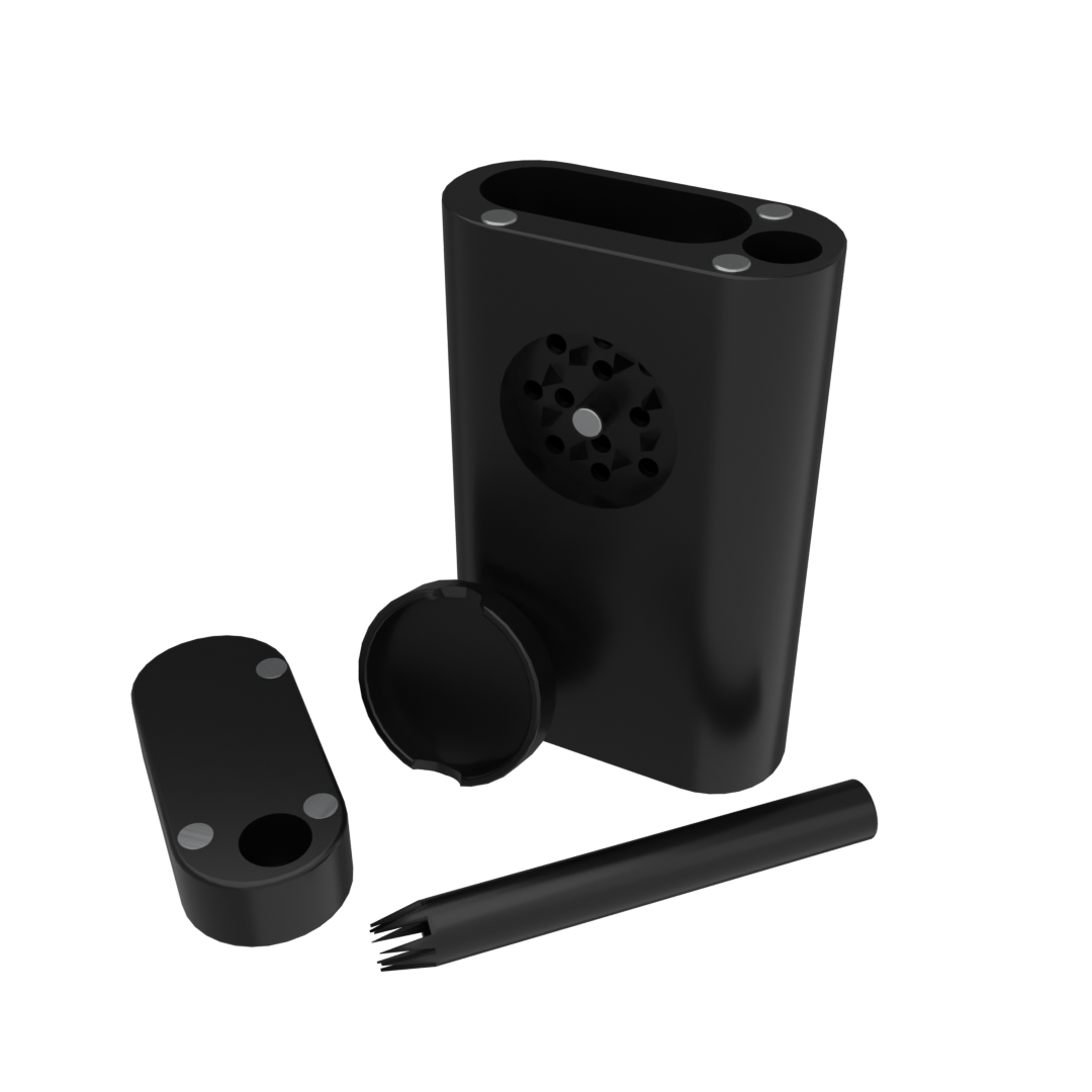 Aluminum Alloy Herb Grinder, Premium 4-Piece Magnetic Grinder with Durable Metal Build