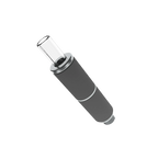 Replacement Full Ceramic Atomizer for OM, Concentrate Chamber with Compatible 510-Thread Fit