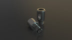 Replacement Dual Quartz Atomizer for OM, Dual-Coil Concentrate Chamber with 510-Thread Fit