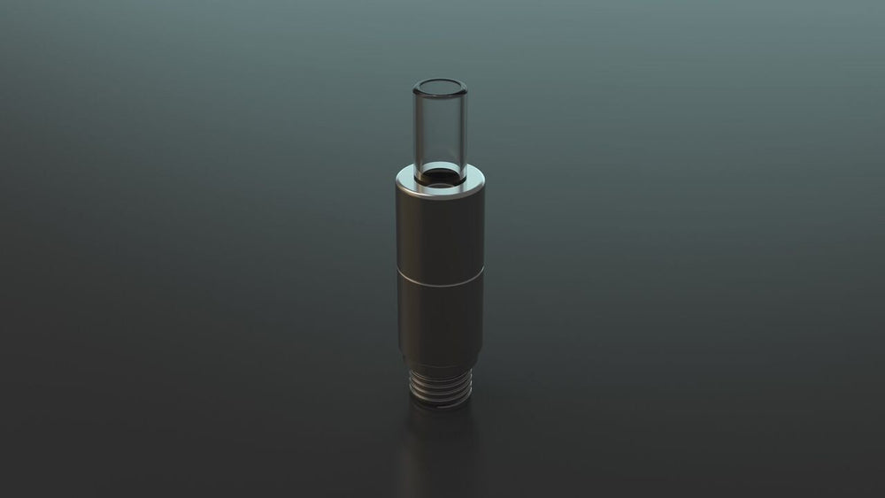 Replacement Full Ceramic Atomizer for OM, Concentrate Chamber with Compatible 510-Thread Fit