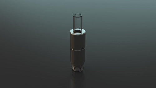 Replacement Full Ceramic Atomizer for OM, Concentrate Chamber with Compatible 510-Thread Fit